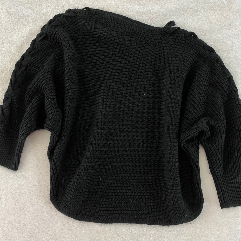 Asymmetrical Off Shoulder Sweater